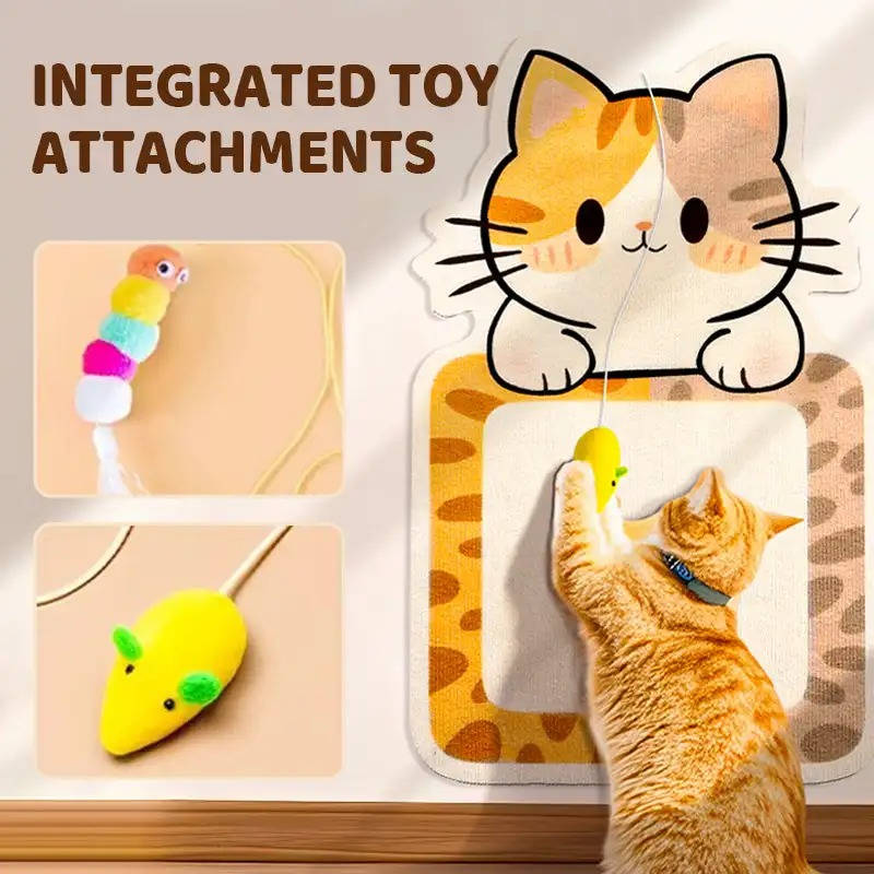 Wall Mounted Cat Scratching Post - product detail 3
