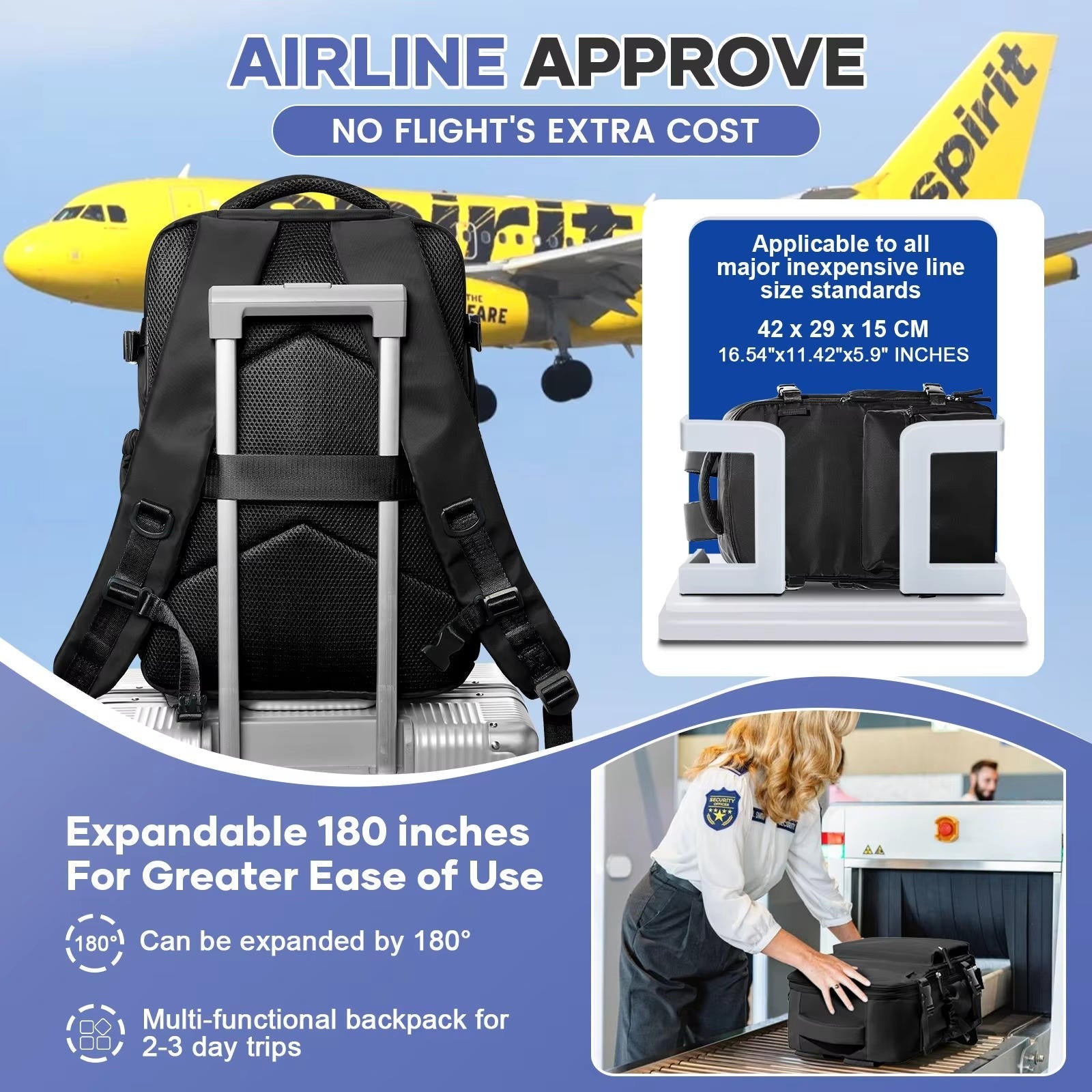 15.6in Travel Backpack - product detail 8