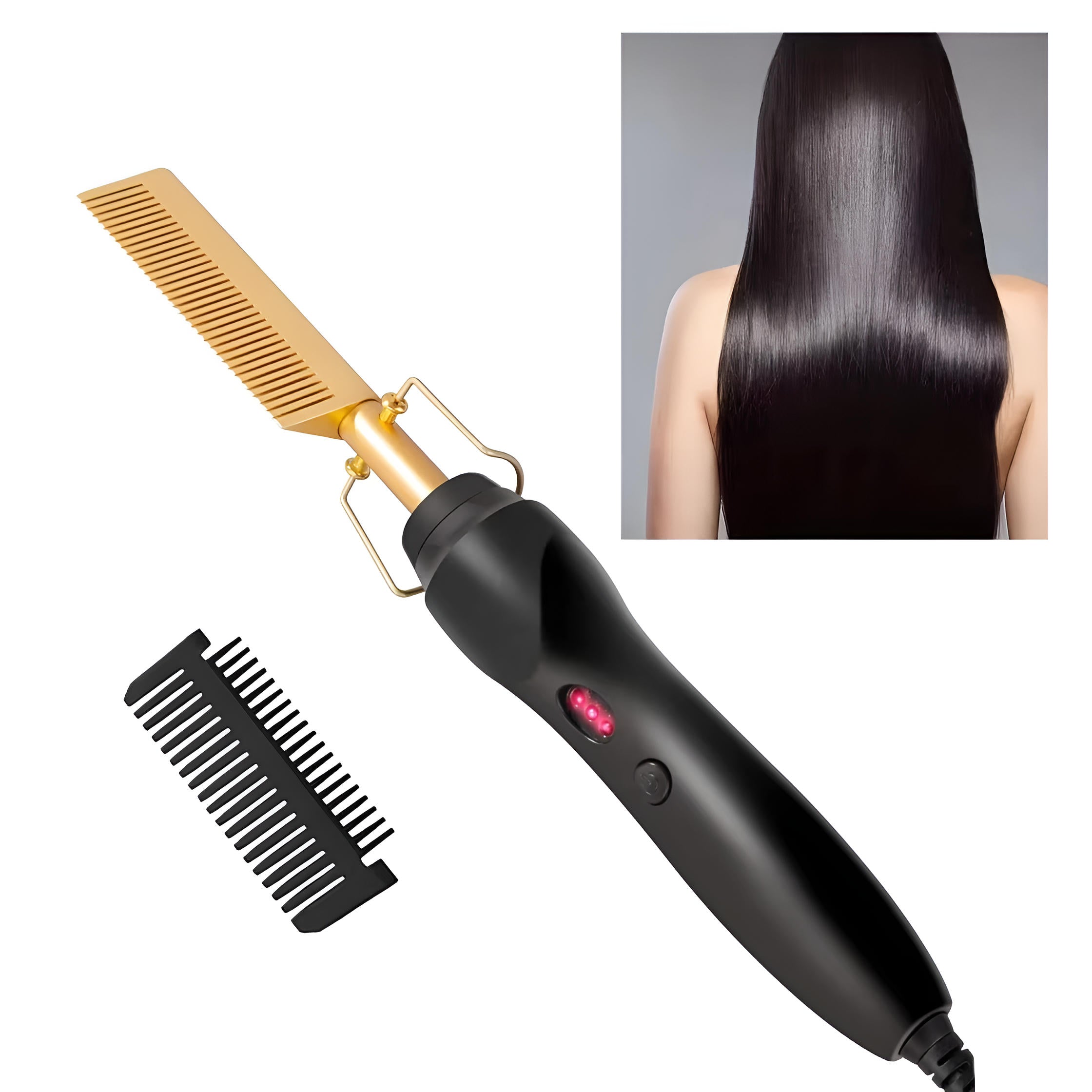 Hot Comb For Black Hair Thick And Coarse Hair - product detail 7