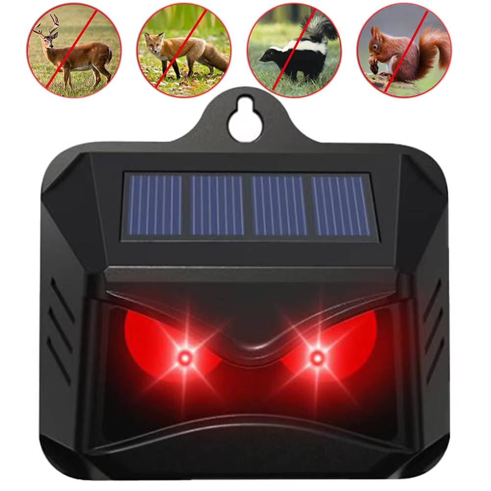 2pcs Solar Powered Ultrasonic Animal Repellent - product detail 6