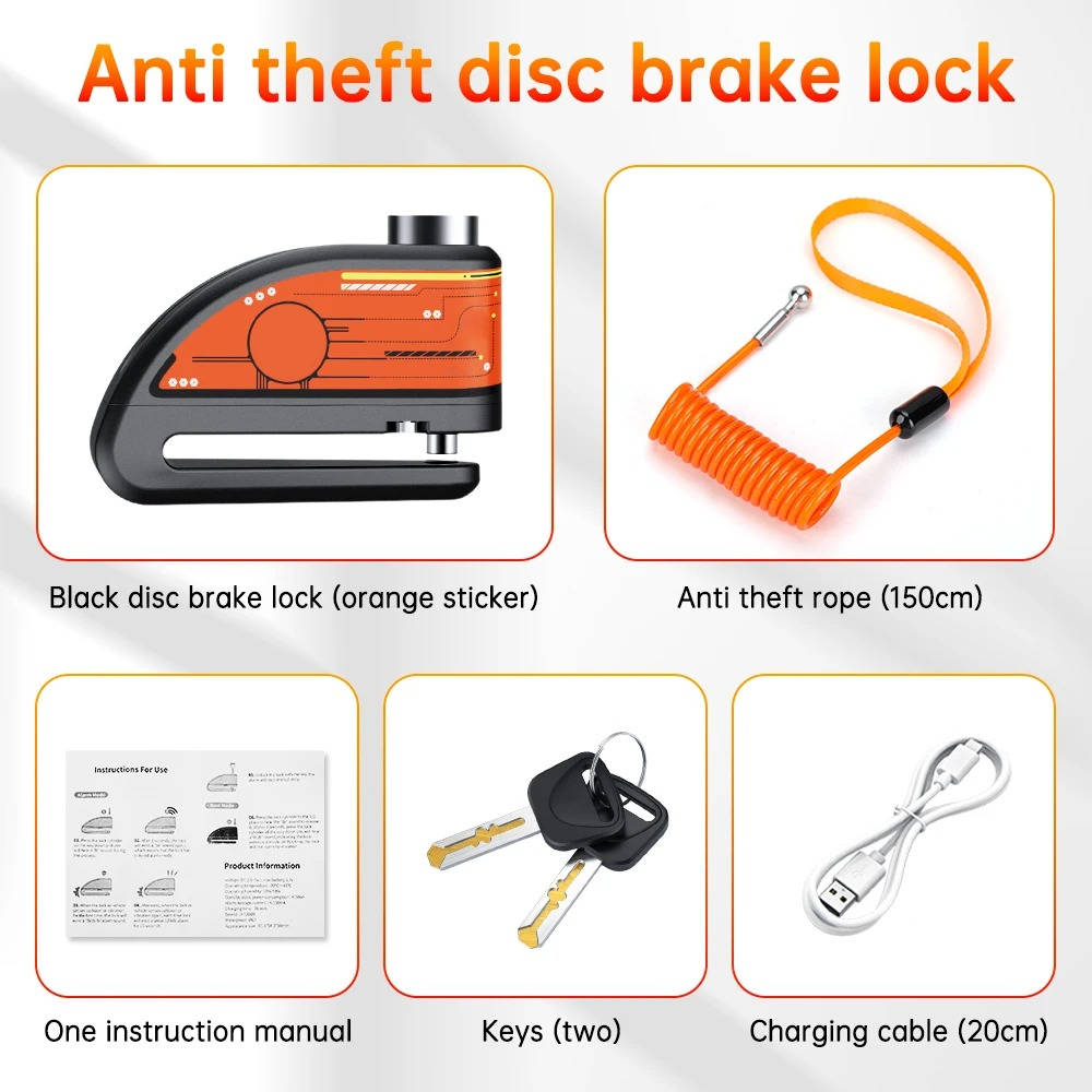 Motorcycle Disc Lock Alarm - product detail 11