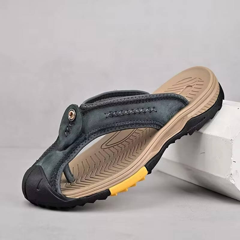 Water Resistant & Lightweight Toe Flip Flops for Men - product detail 11