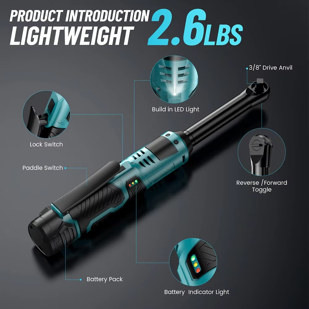 Electric Wrench Ratchet - product detail 5