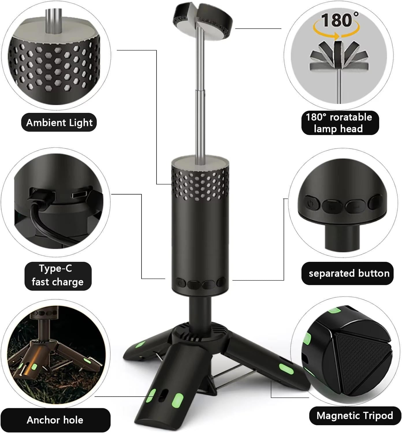 Camping Lights Rechargeable - product detail 4