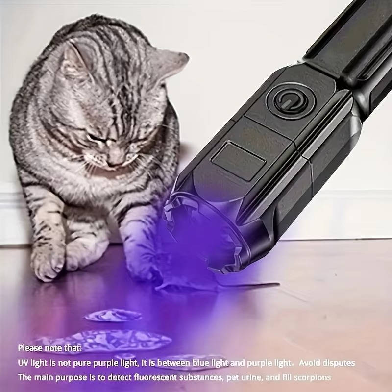 Rechargeable Ultraviolet UV Flashlight - product detail 3