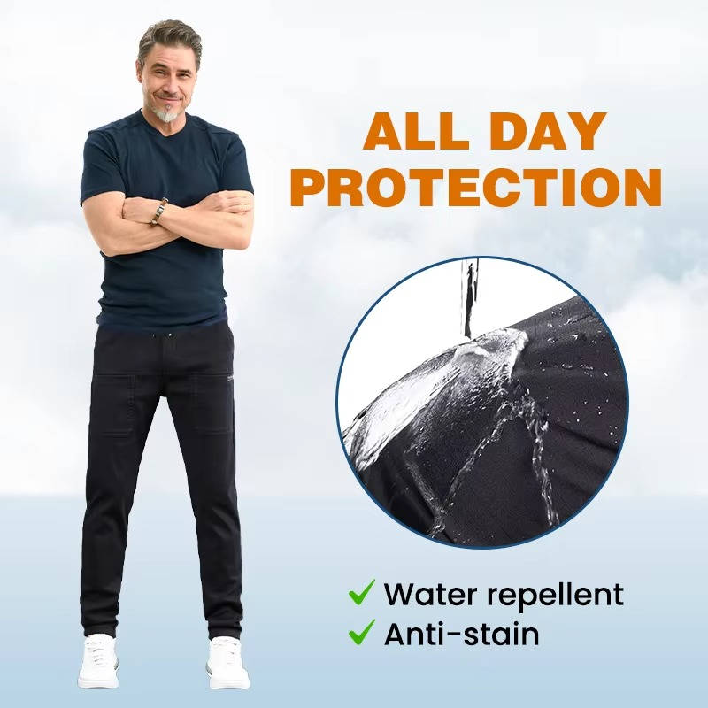 Men's High Stretch Cargo Pants with Pockets - product detail 8
