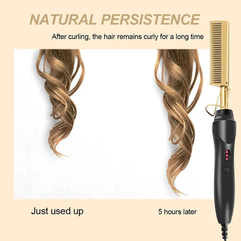 Hot Comb For Black Hair Thick And Coarse Hair - product detail 4