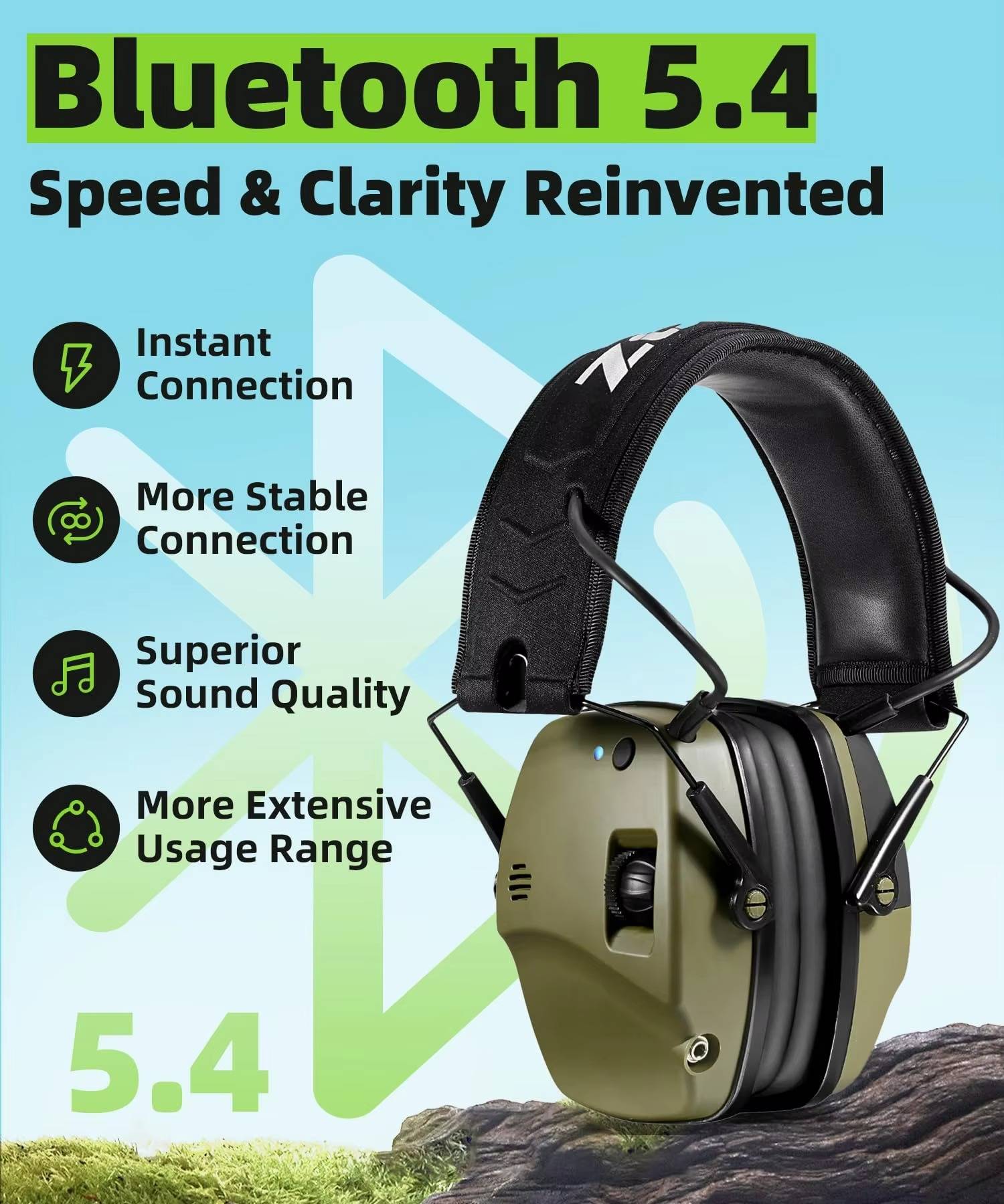 Noise Cancelling Ear Muffs For Shooting - product detail 4