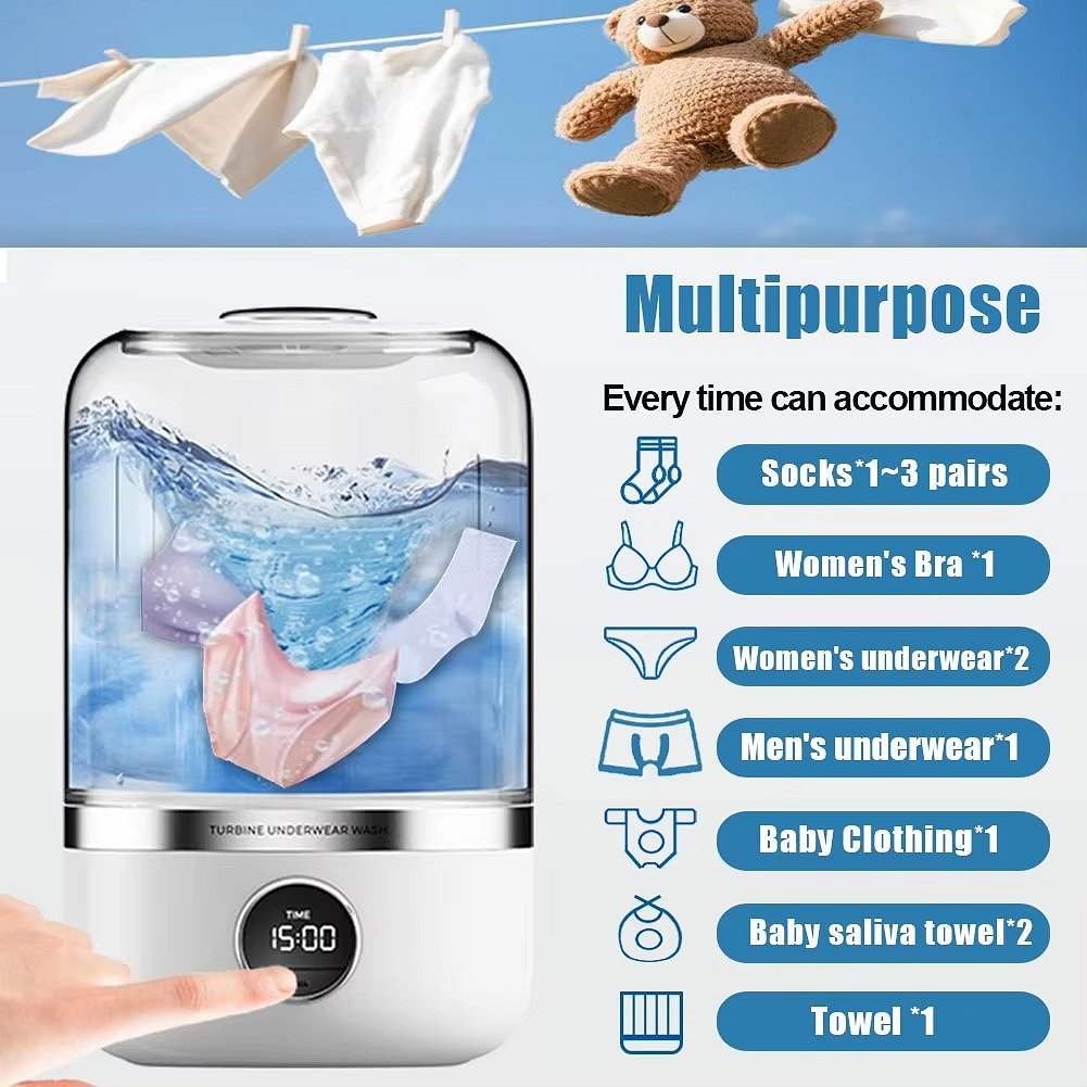 Mini Rechargeable Washing Machine - product detail 3