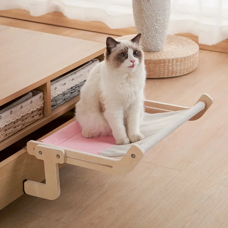 Wooden Cat Hammock Bed - product image 1