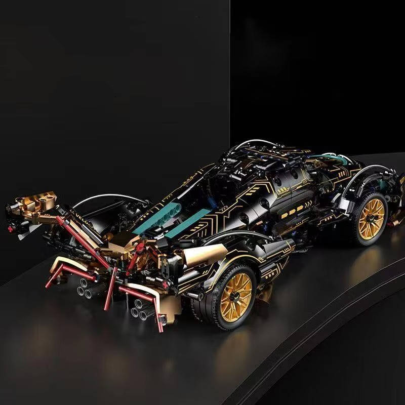 1690 Piece V12 Model Car Building Block Set - product detail 4