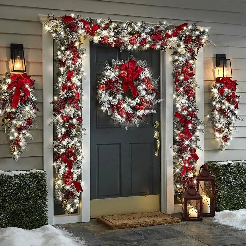 NOMOVA Christmas Door Decorations Full Set
