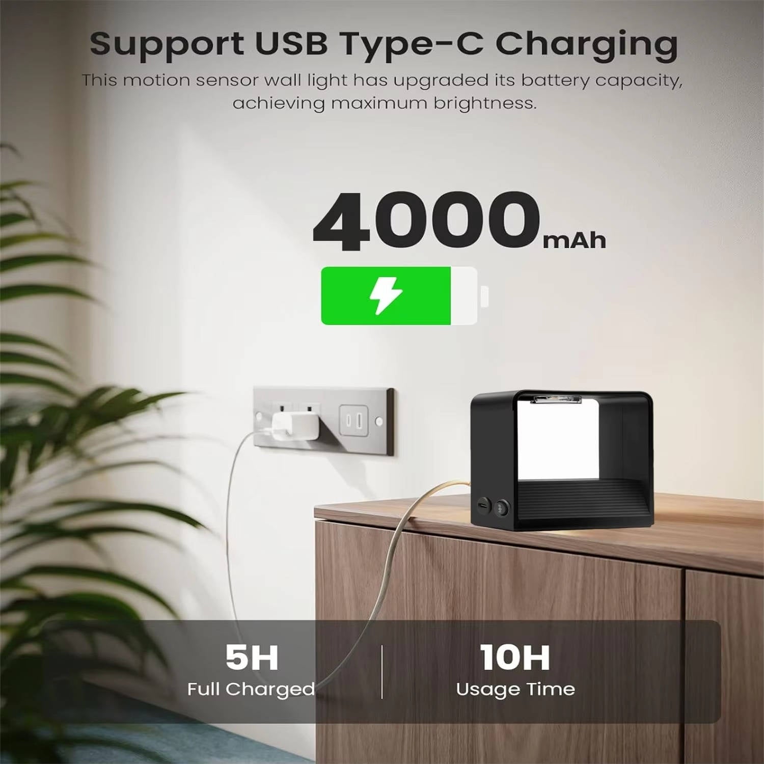 Indoor Wall Light with Motion Sensor & Remote Control - product detail 3