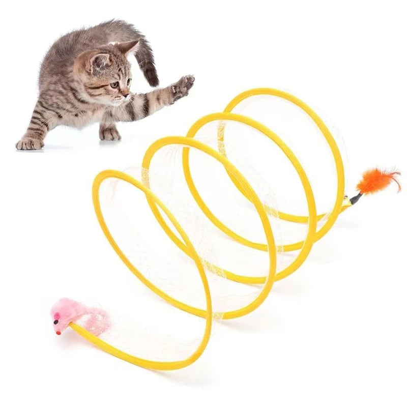 Folded S-Type Spring Cat Tunnel - product detail 3