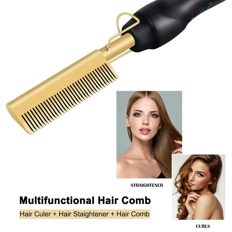 Hot Comb For Black Hair Thick And Coarse Hair - product detail 6