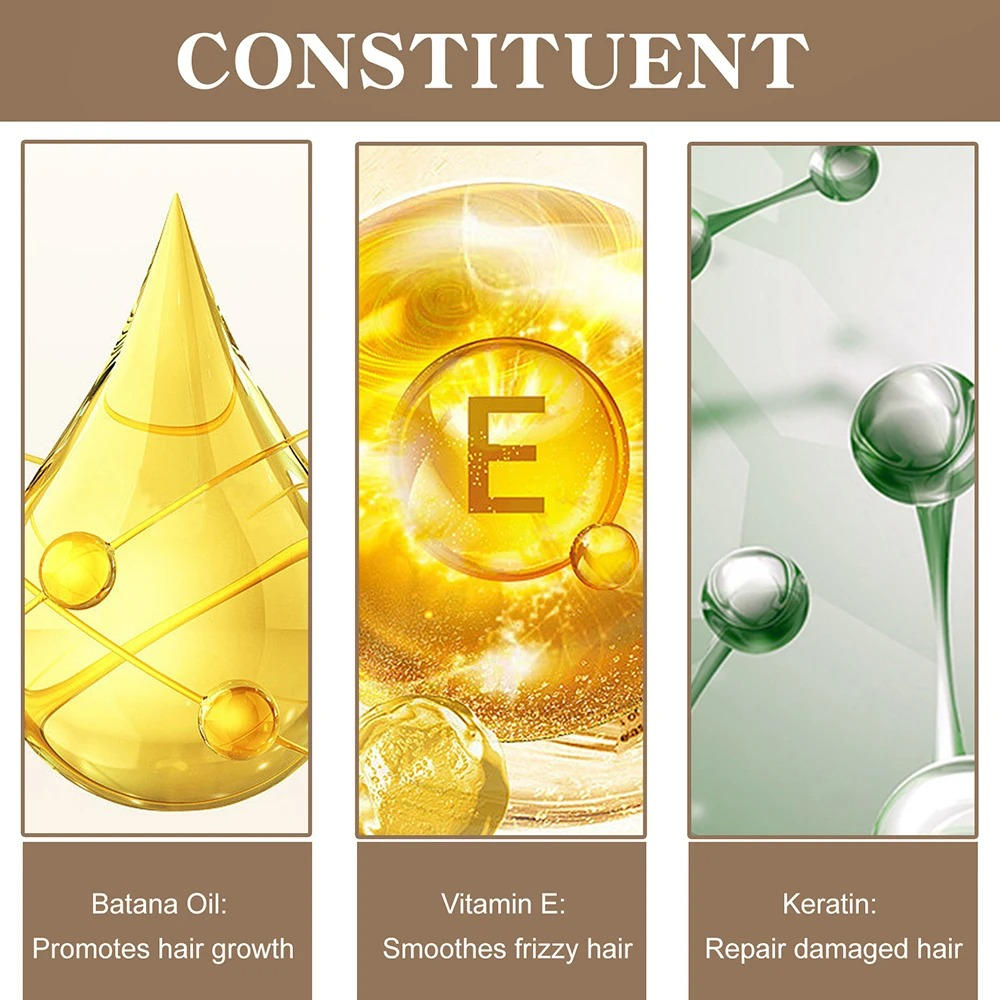 Natural Hair Growth Oil Serum Set - product detail 4