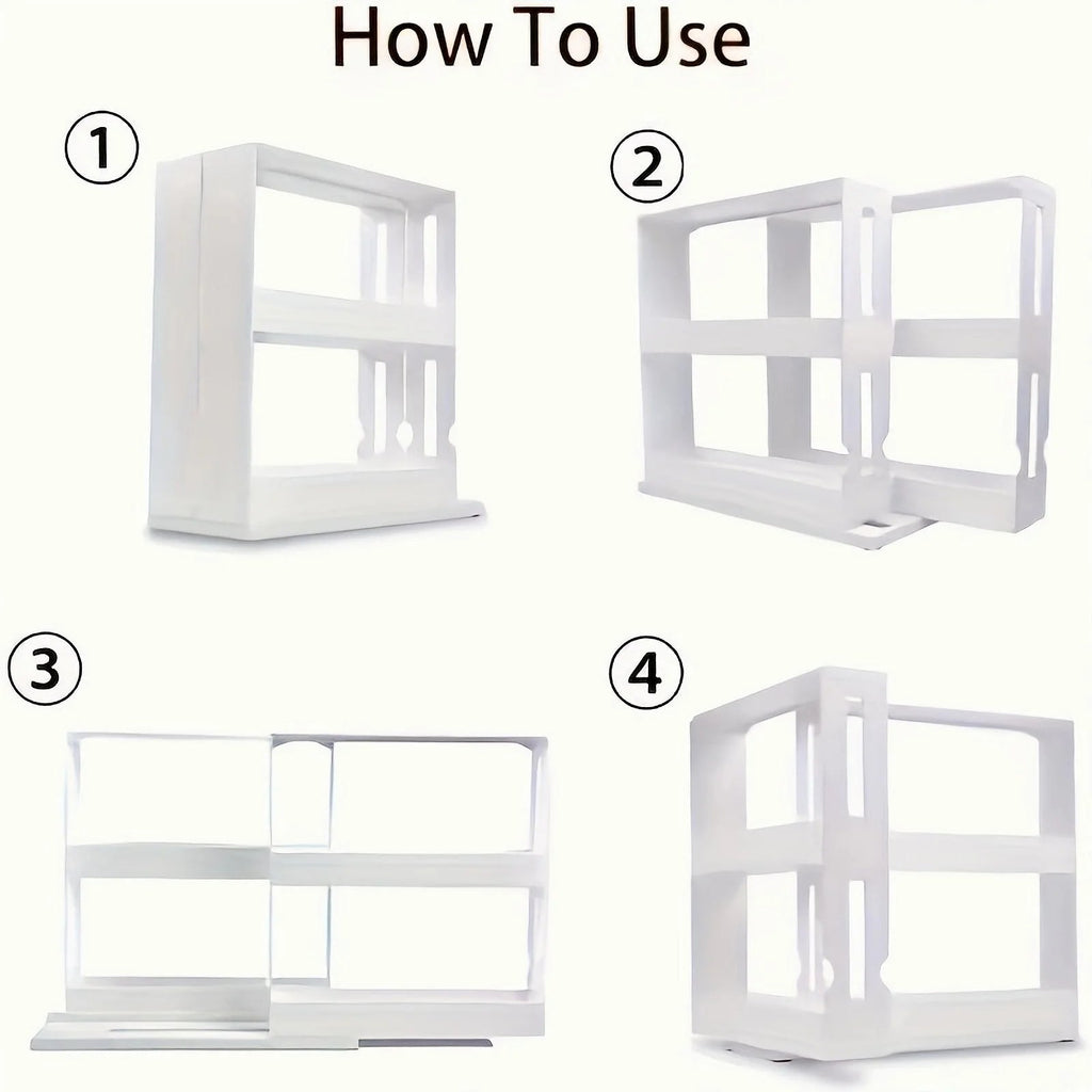 Spice Rack Organizer with Swivel Shelves - product image 3