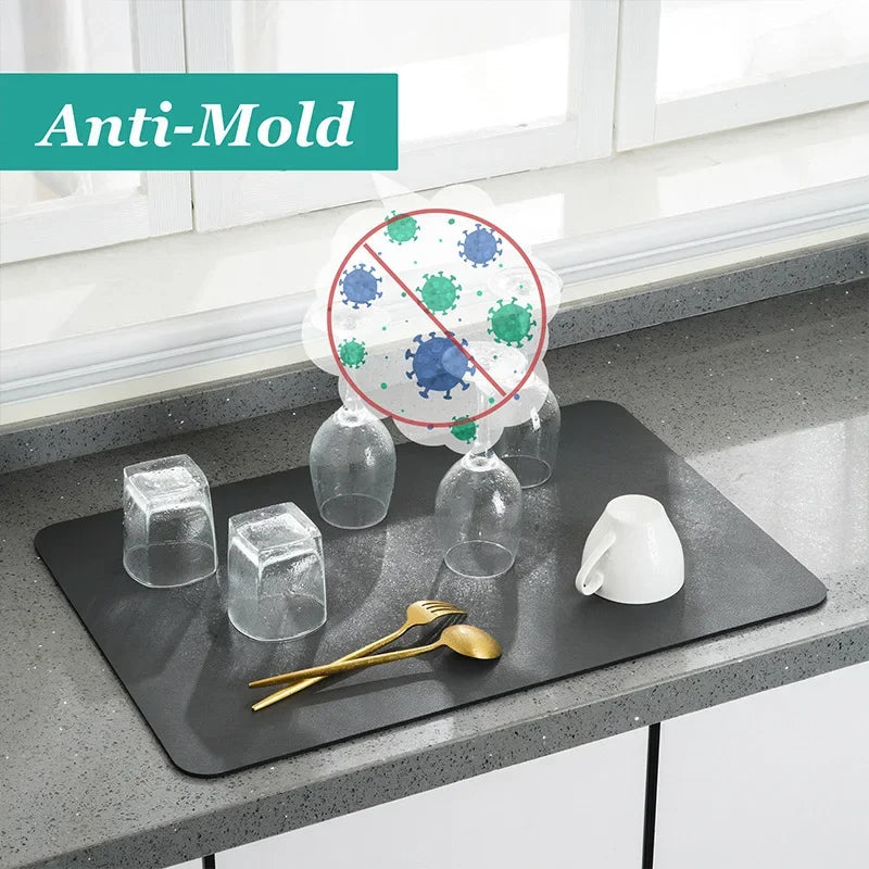 Absorbent Dish Drying Mat (30x40cm) - product image 2