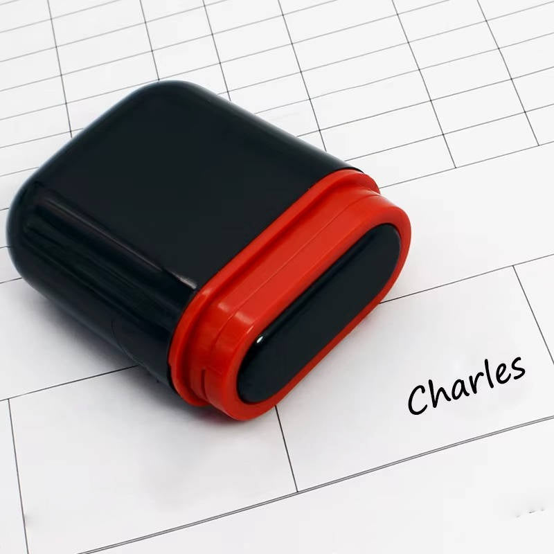 Custom Signature Stamp Personalized Logo Name Stamper - product detail 3
