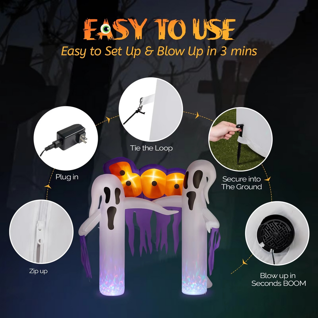 Large Outdoor Halloween Decorations - product detail 3