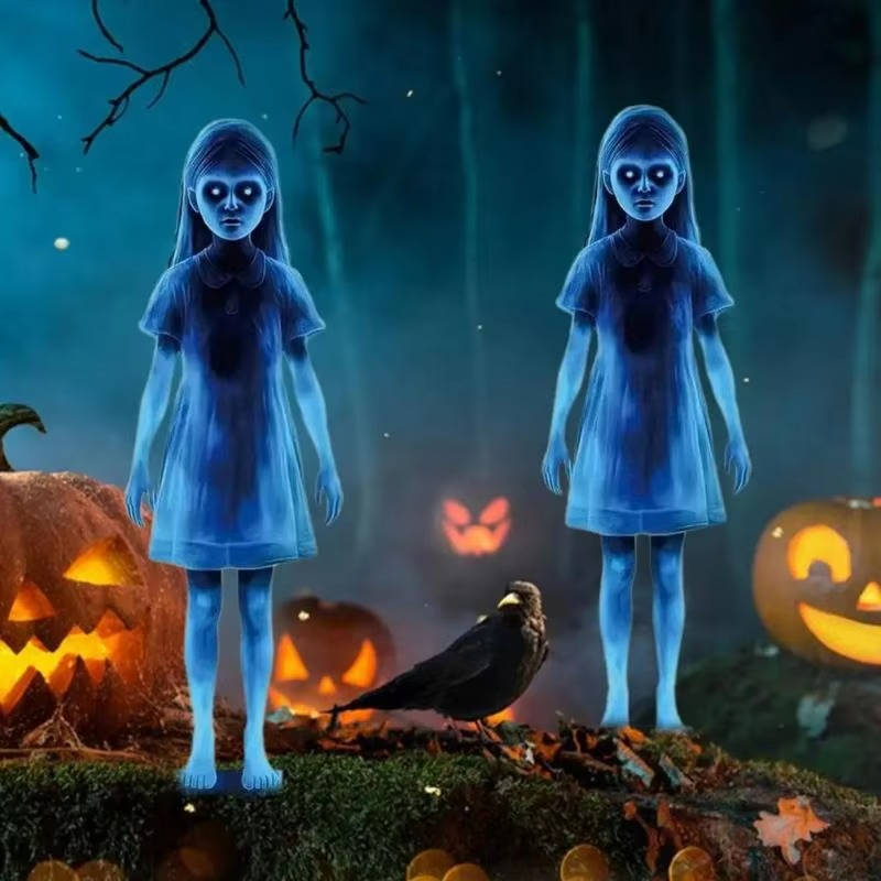 NOMOVA Girl Ghost Courtyard Decoration for Halloween