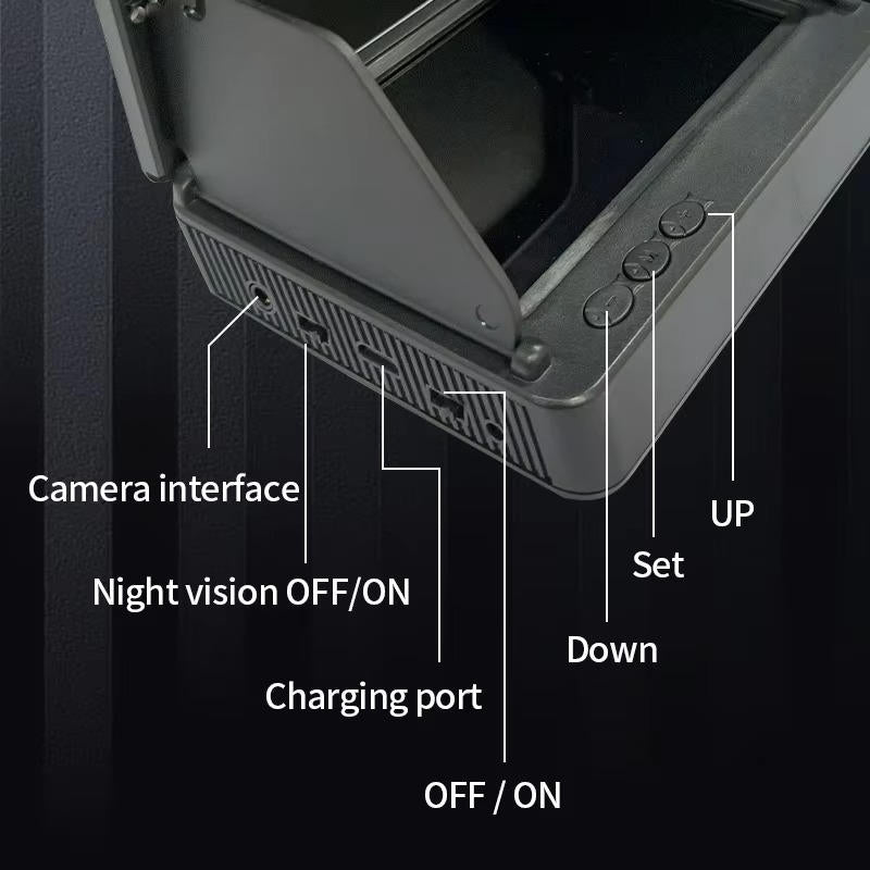 Portable Fish Finder Underwater Fishing Camera with 4.3 - product detail 9