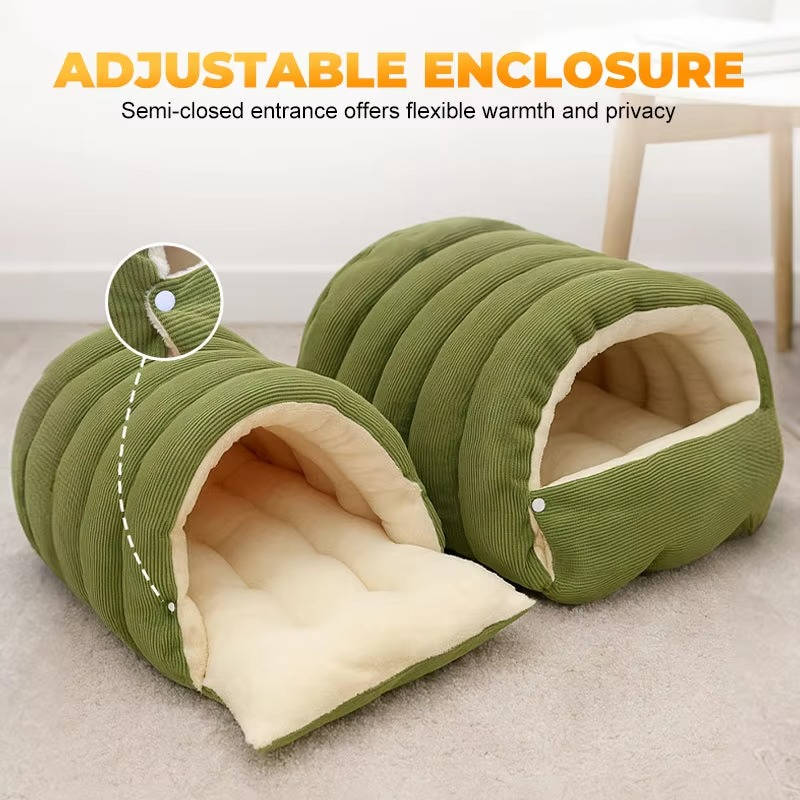 Removable and Washable Winter Closed off Cat Bed - product detail 4