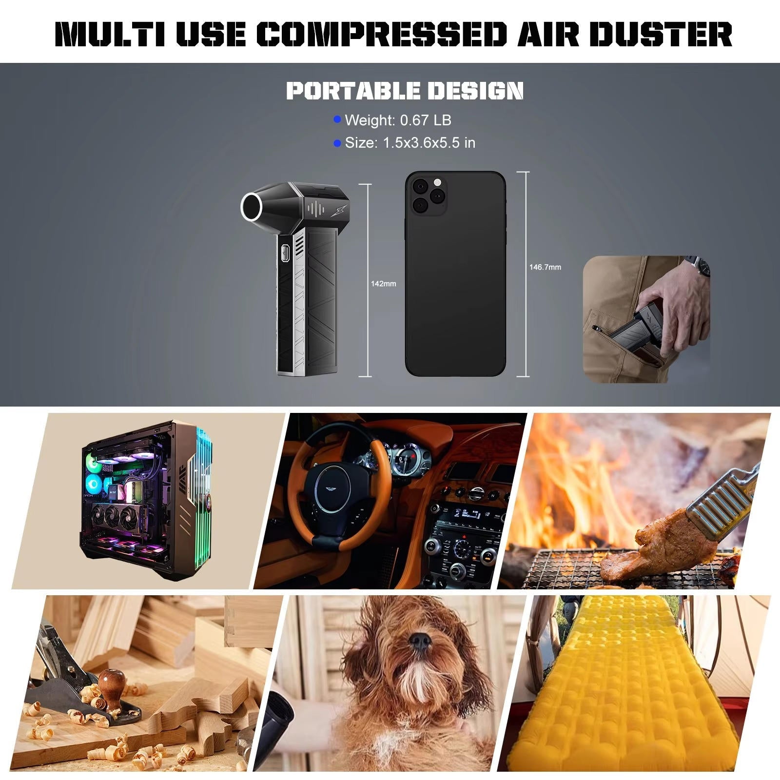 Cordless Jet Blower Fan - product detail 5