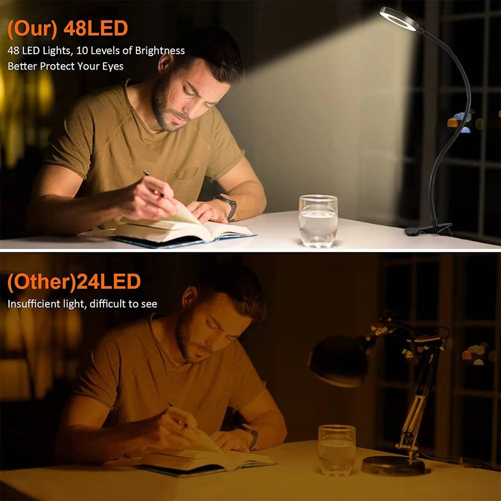 Clamp on Desk Lamp 360° Flexible Eye Friendly - product detail 4