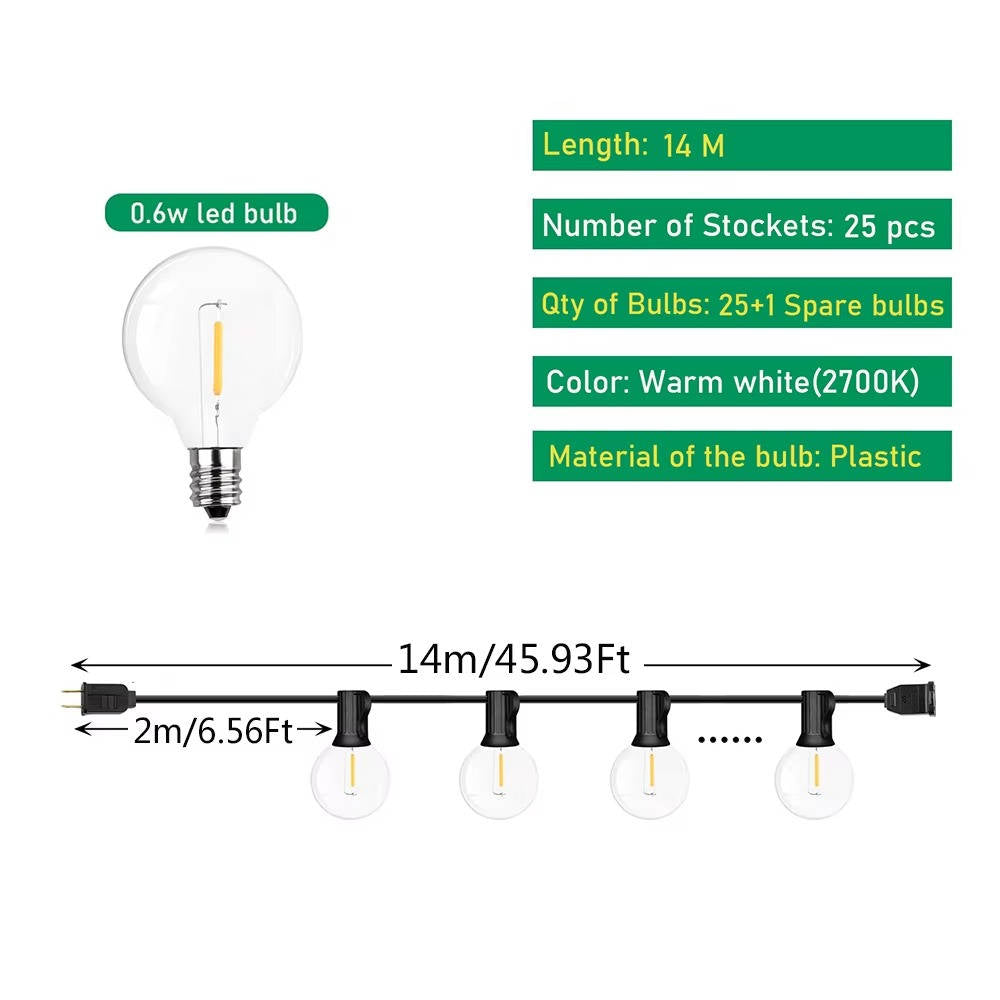 LED Outdoor String Lights - product detail 10