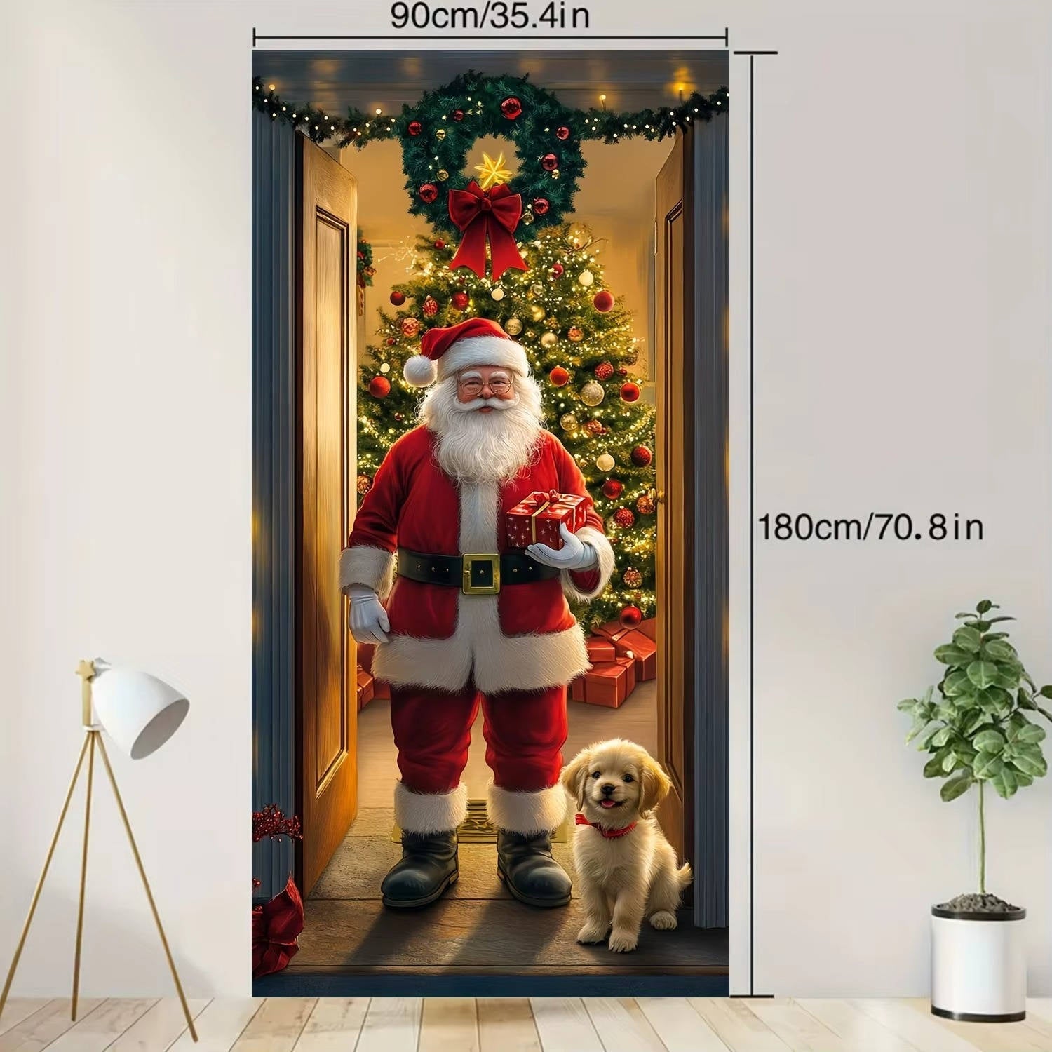 Christmas Front Door Decoration - product detail 3