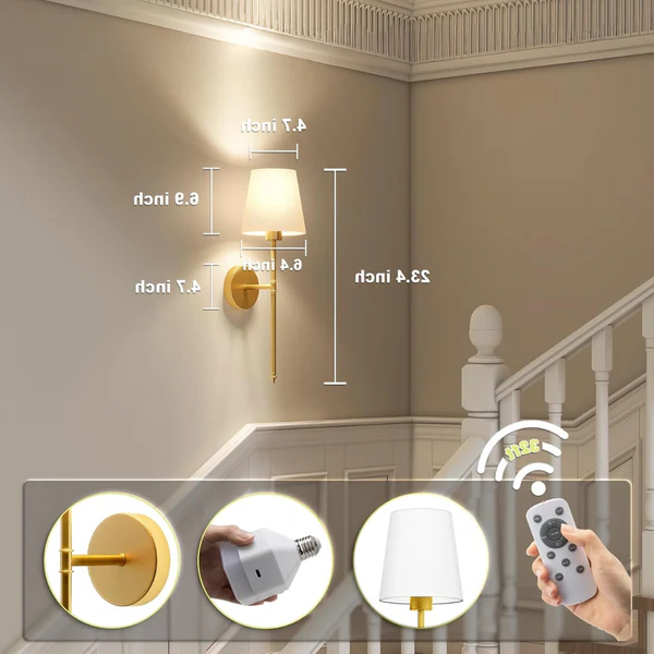 Wireless Wall Sconce - product detail 7