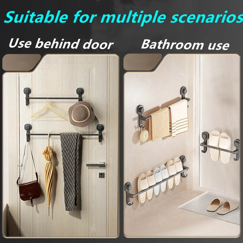 Wall-Mounted Towel Rack with Suction Cup - product detail 2
