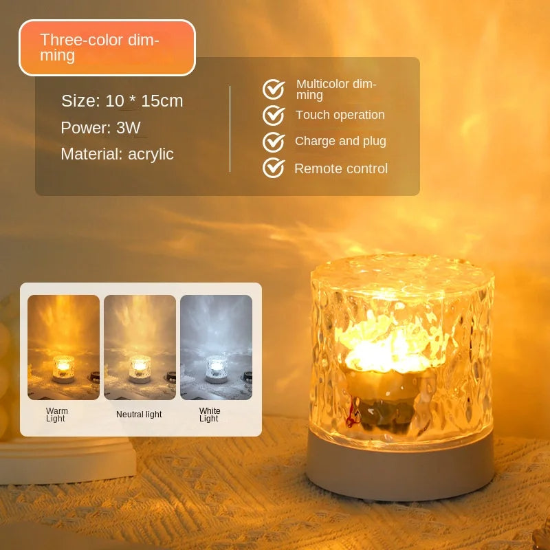 Crystal Ripple Projector Night Light - product detail 2