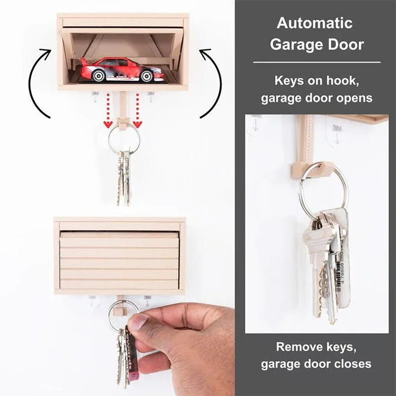 Fun Car Garage Key Holder for Wall - product detail 2