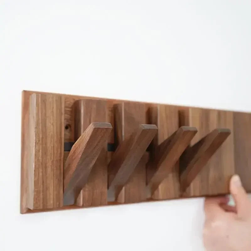 NOMOVA Wooden Wall-Mounted Coat Rack and Coat Hook