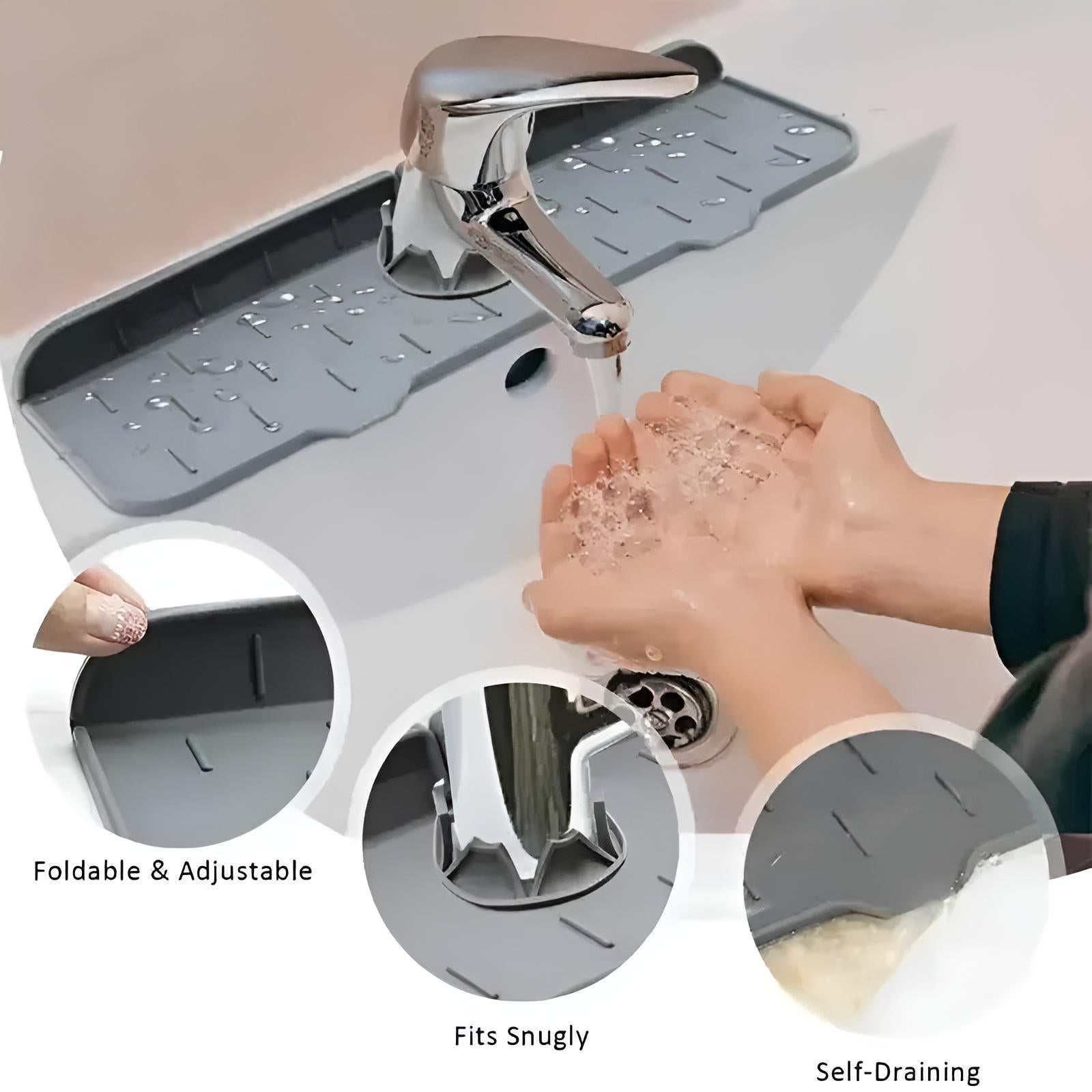Kitchen Sink Faucetsplash Guard - product detail 3