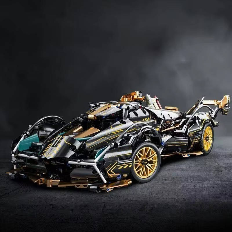 1690 Piece V12 Model Car Building Block Set - product detail 2