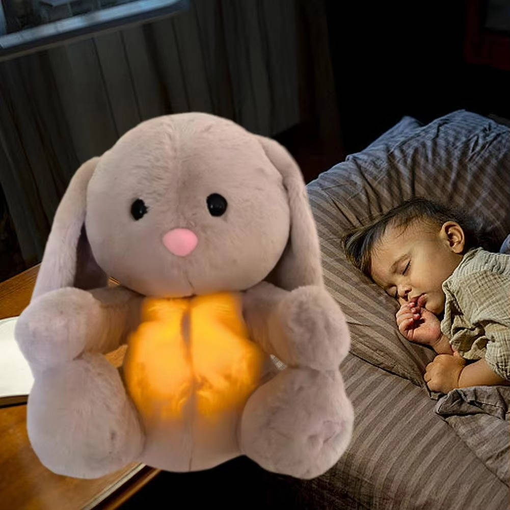 Breathing Stuffed Animal Bunny - product detail 5