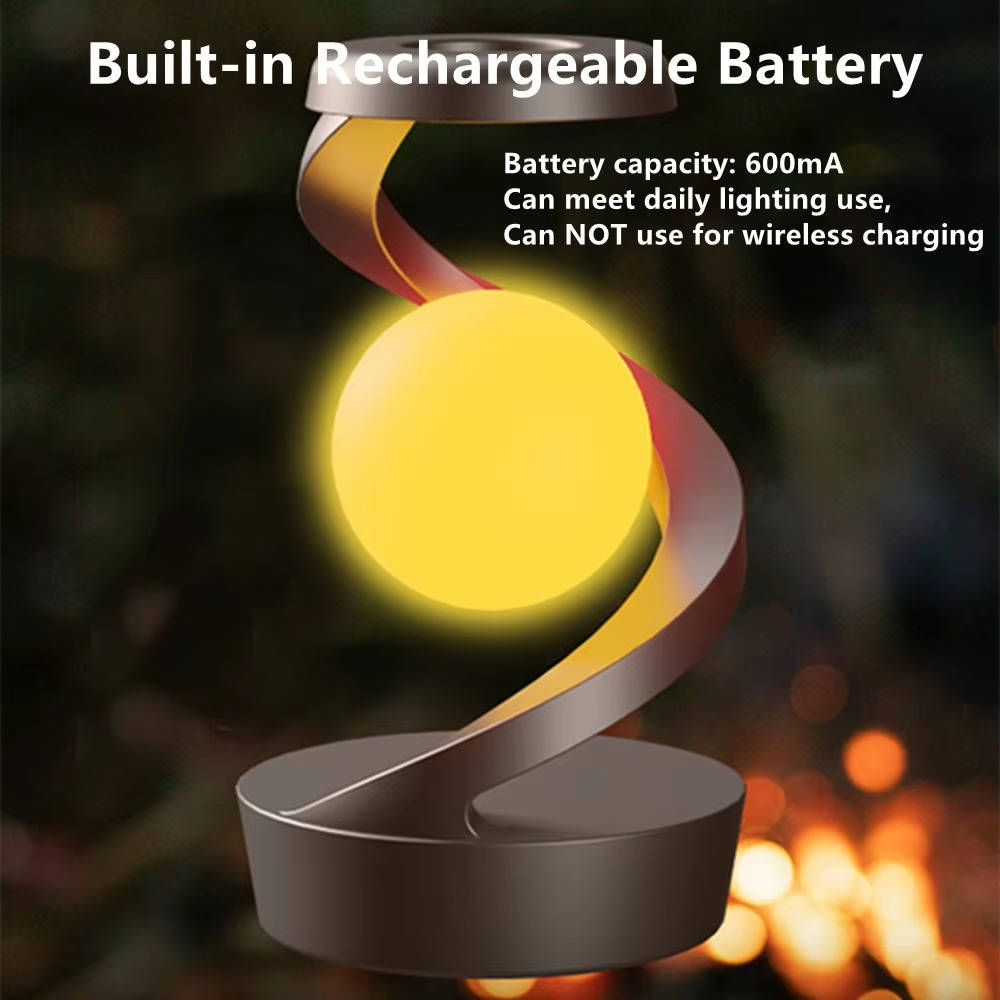 Levitating Moon Lamp Gesture Control & Wireless Charging - product detail 3