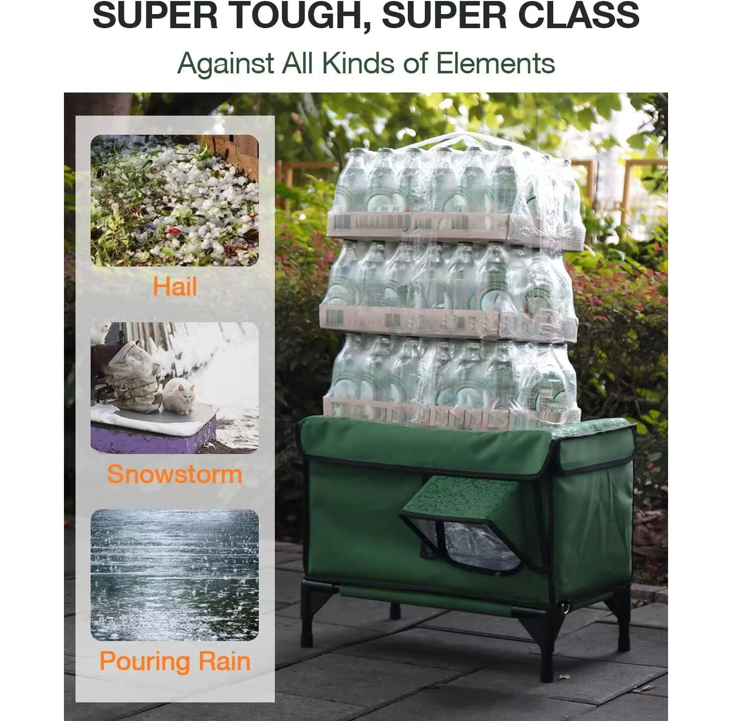 Heated Outdoor Cat House for Winter - product detail 4