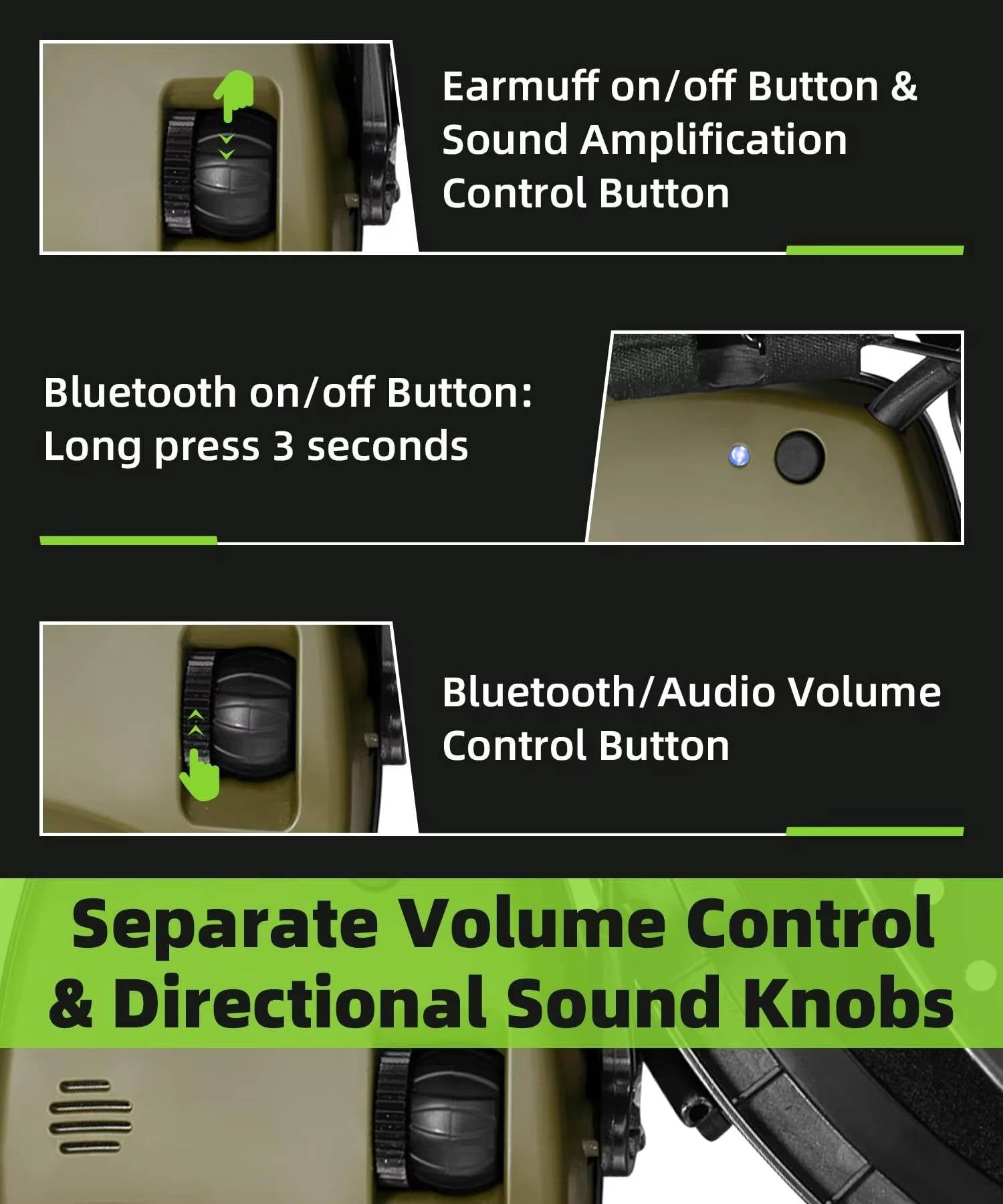Noise Cancelling Ear Muffs For Shooting - product detail 5