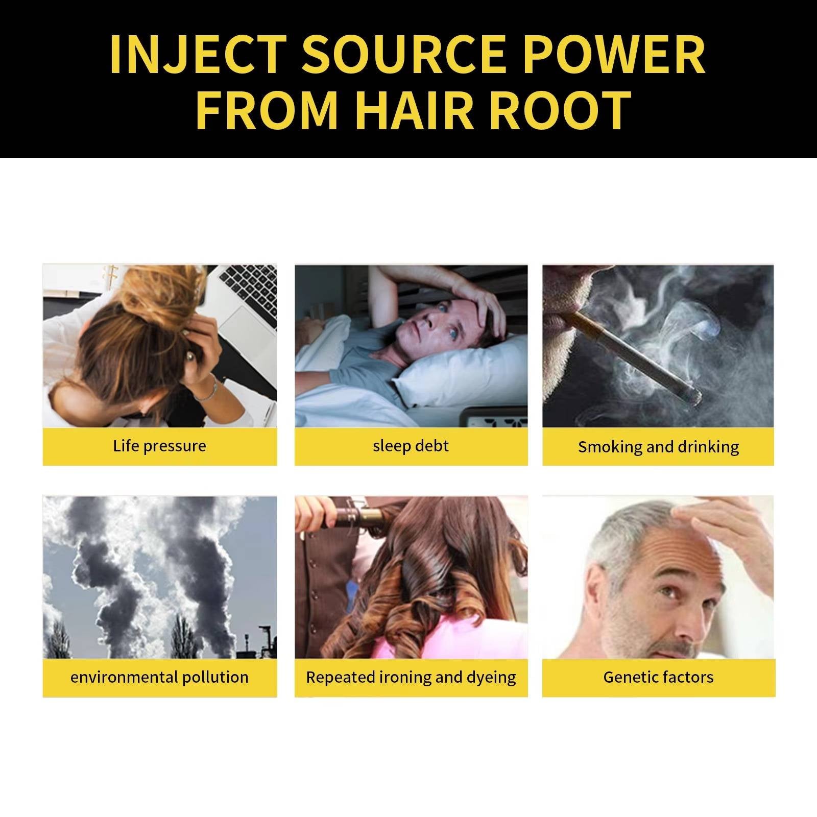 Black Hair Shampoo Dye - product detail 7