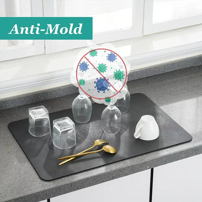Super Absorbent Dish Drying Mat - product detail 5