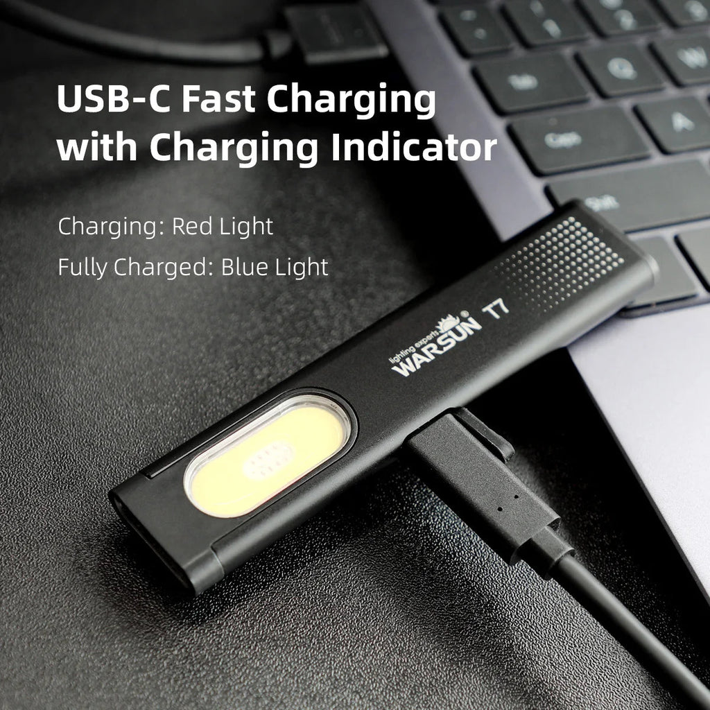 LED Keychain Flashlight with Magnet - product image 4