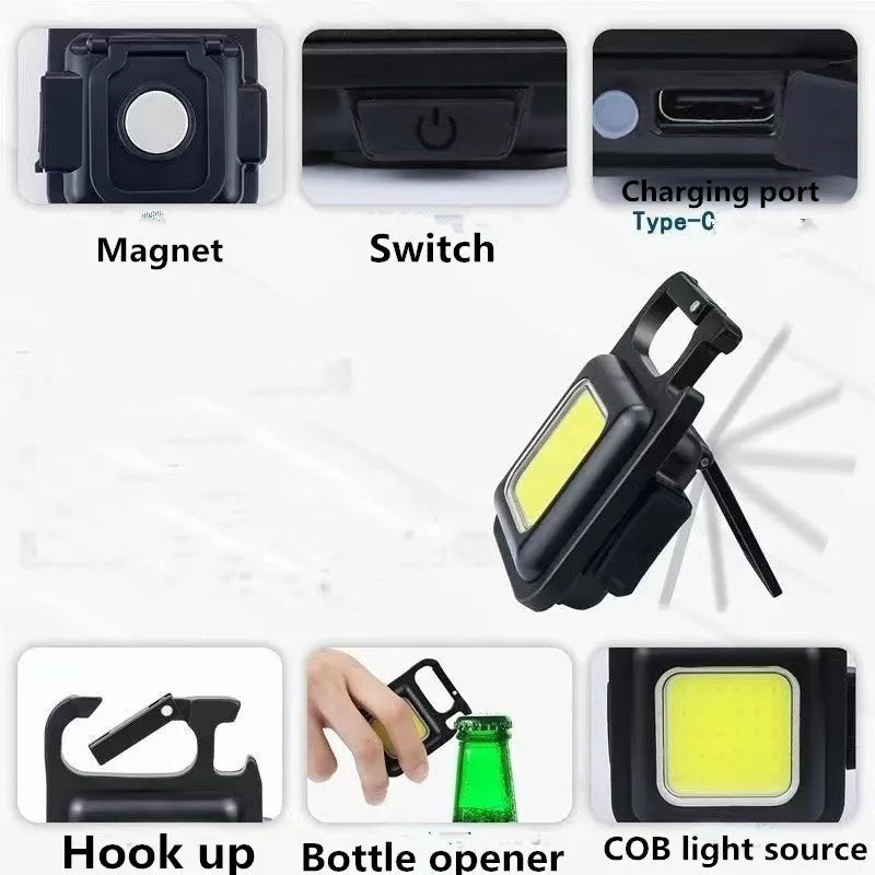 Mini LED Flashlight Keychain (1800LM) - product image 4