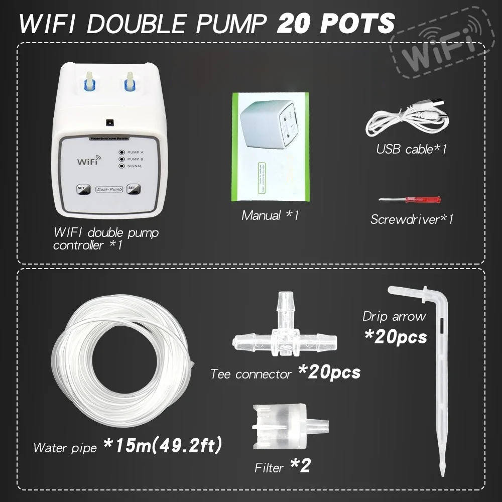 Wifi Smart Automatic Waterer For Plants - Up To 20 Pots - product detail 9