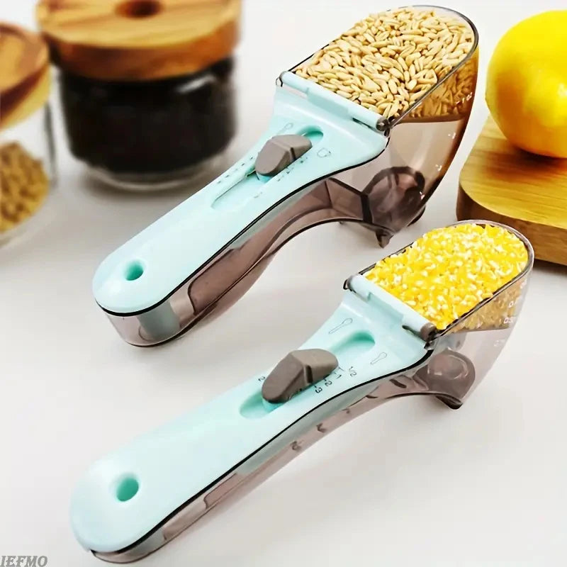 2Pcs Adjustable Measuring Cup And Measuring Spoon - product image 1
