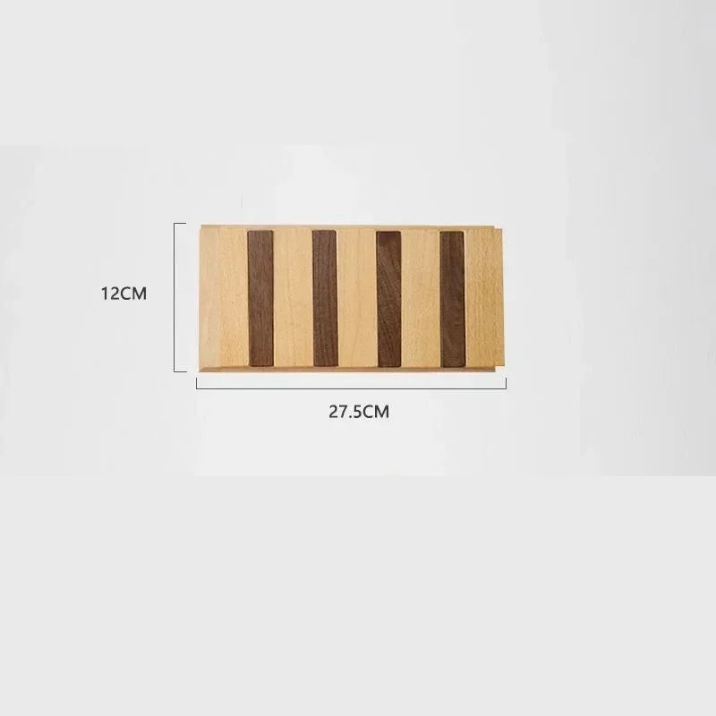 Wooden Wall-Mounted Coat Rack and Coat Hook - product detail 5