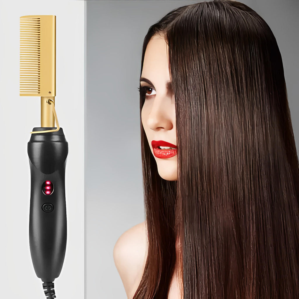 NOMOVA Hot Comb For Black Hair Thick And Coarse Hair